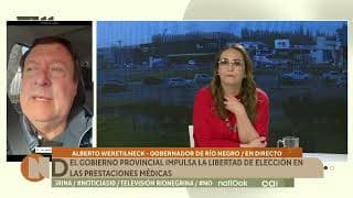 Weretilneck en Canal 10 dijo que los trabajadores que opten por otra obra social deberán esperar tres años para retornar al IPROSS si no le gusta la que eligieron