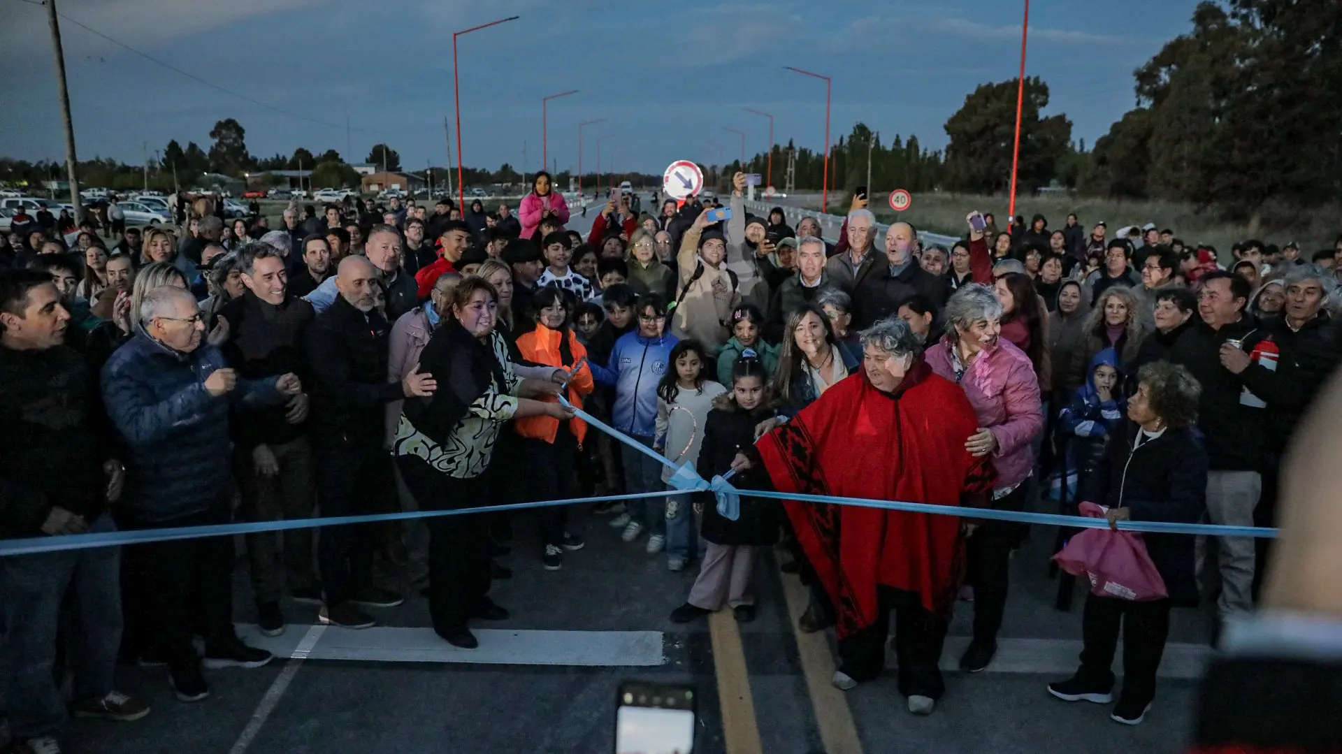 La localidad de San Javier inauguró su acceso pavimentado con fondos del VMOS