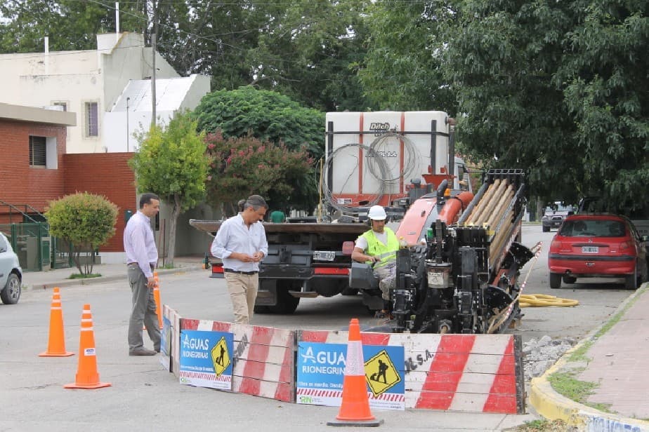 García saludó a trabajadores y trabajadoras de Aguas Rionegrinas en su día