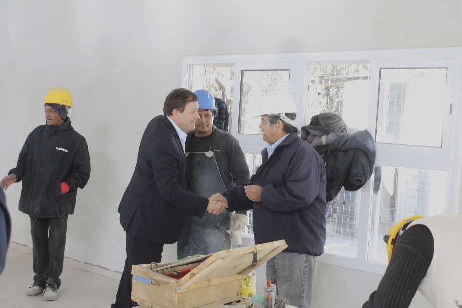 Varias obras de Viedma fueron recorridas por Weretilneck y Foulkes