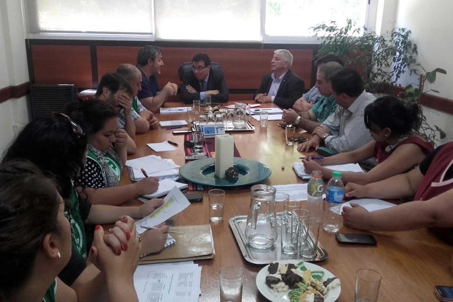 El Ministro Galli se reunió con la conducción de ATE