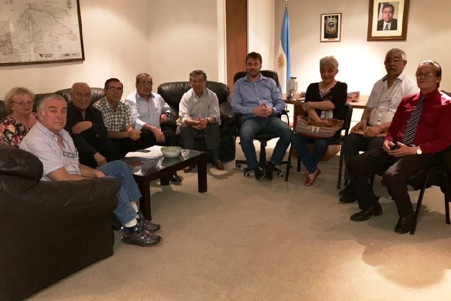 Representantes de los retirados y pensionados de la Policía se reunieron con Pérez Estevan