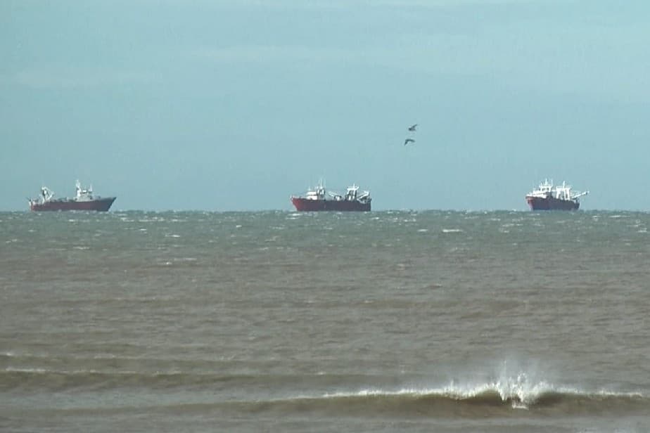 «Los barcos no podrían pescar porque no hay la profundidad necesaria para realizarlo”