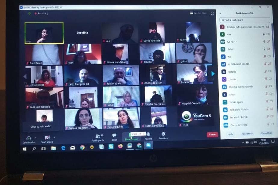 Por la pandemia Zgaib se reunió virtualmente con los directores de hospitales