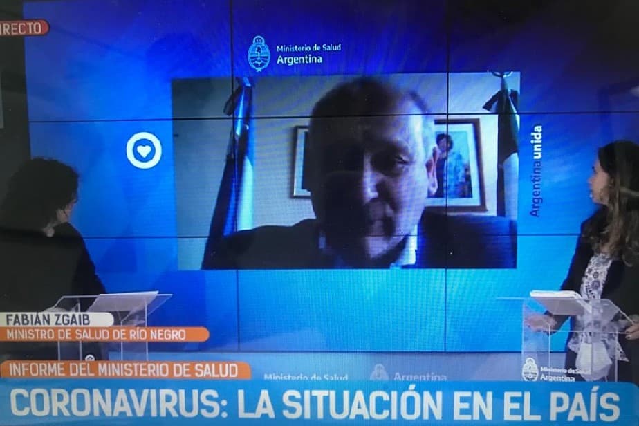 Zgaib expuso ante Nación el trabajo que se realiza en Río Negro para enfrentar al COVID-19