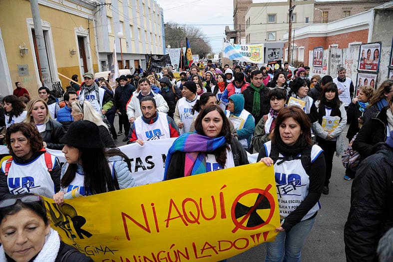 «La consulta popular es para promover la planta nuclear», aseguran desde UnTER