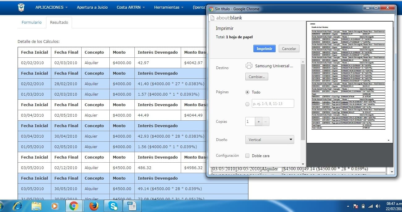Barotto anunció la incorporación de un sistema digitalizado para las liquidaciones judiciales