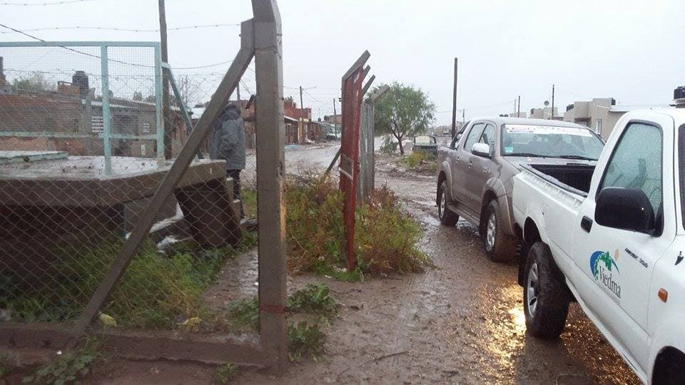 Nueve familias fueron evacuadas por el Municipio y trabajarán para mejorar calles