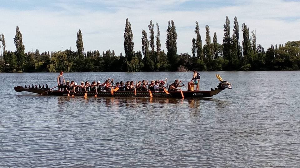 La Comarca Dragonboat, su representante se reunió con el Intendente interino