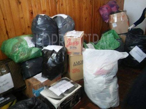 La Comisaria Primera de Viedma envía a la Línea Sur lo recolectado de la campaña solidaria