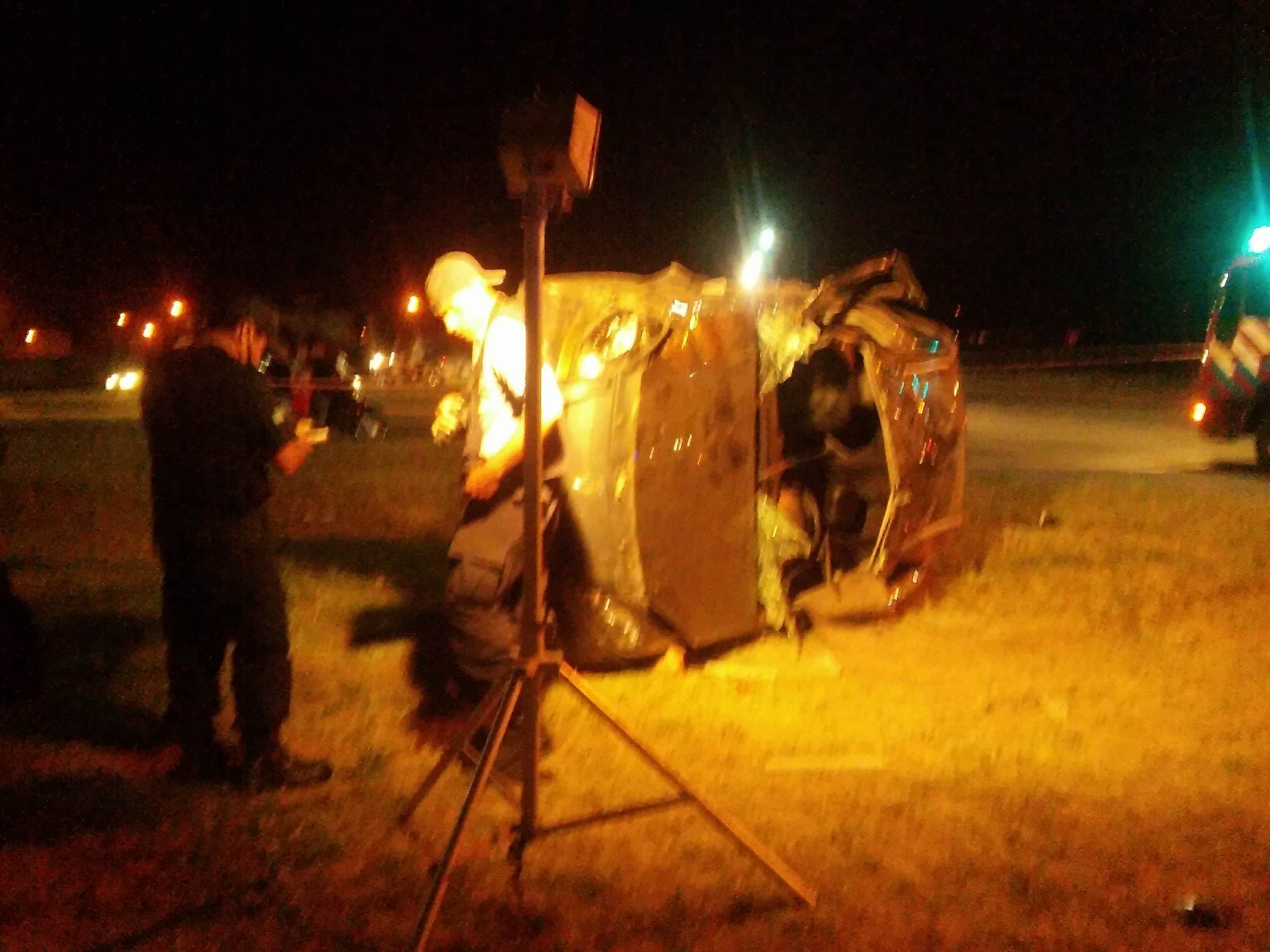 Conducían en estado de ebriedad y volcaron el auto