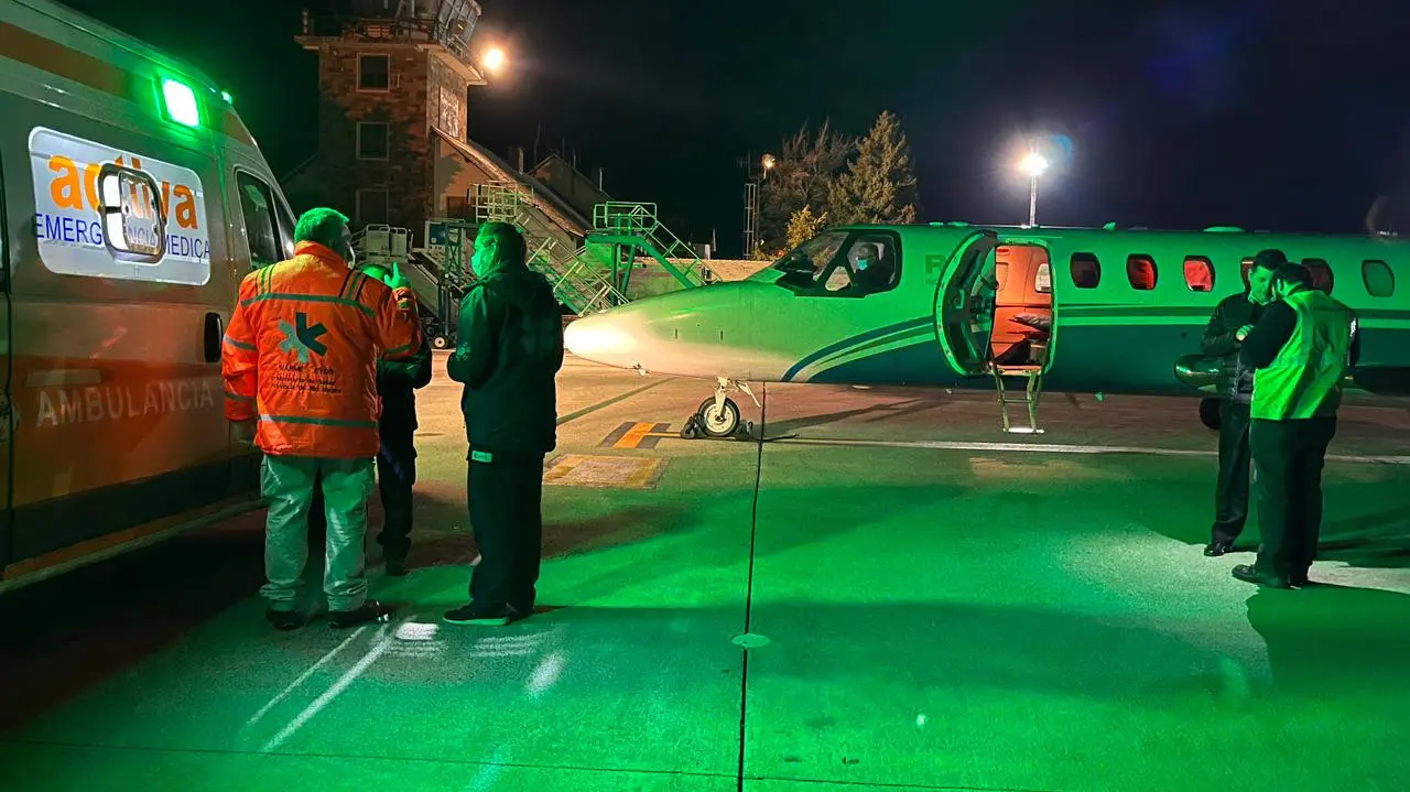 Para el Gobierno el avión sanitario está cumpliendo con las situaciones de emergencia al realizar un nuevo vuelo