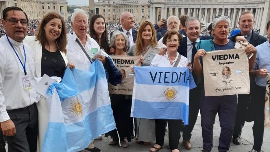 Cerreras participó de la canonización de Don Artémides Zatti como Santo