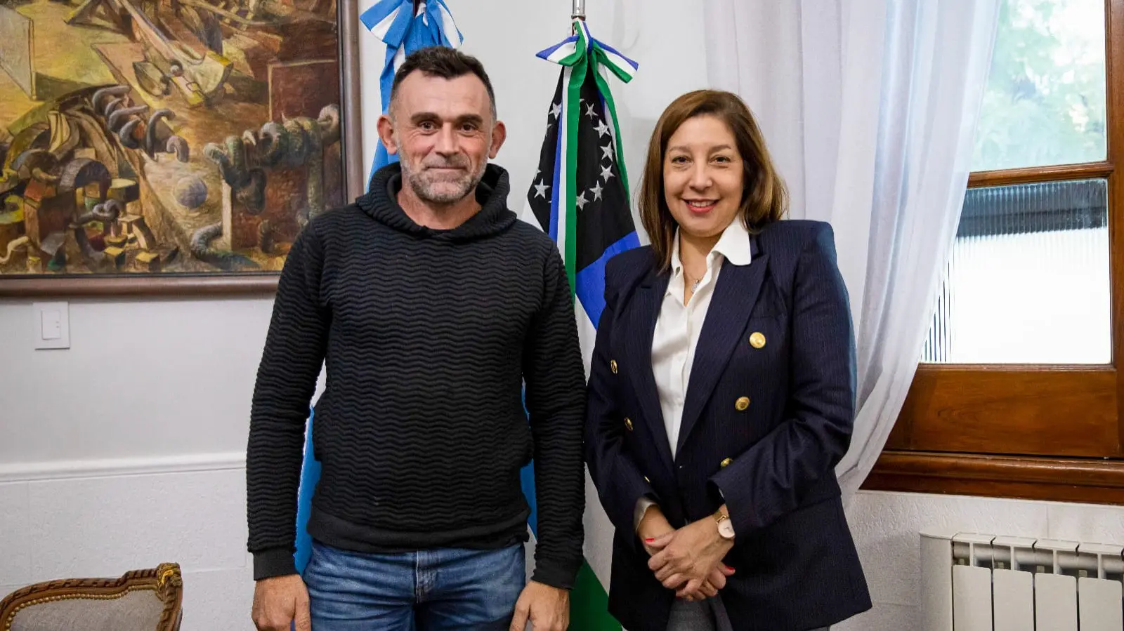 Carreras se reunió con el presidente de la federación de Productores de Rio Negro y Neuquén