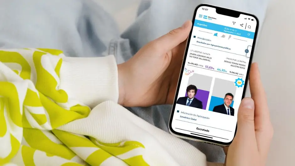 En un sitio web se pueden consultar los resultados de las elecciones del domingo