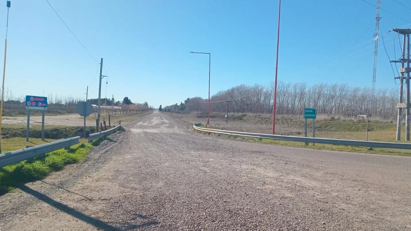 En septiembre se licita la obra de asfalto para el acceso de San Javier