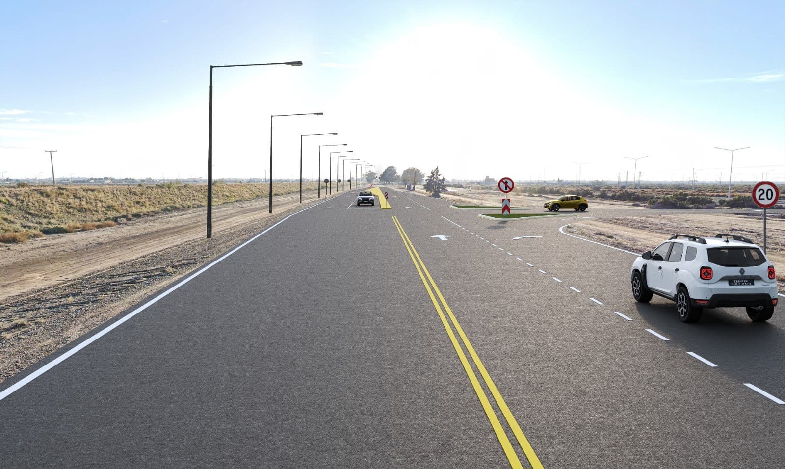 Para la repavimentación y refuncionalización de las Rutas Provinciales 1 y 51 se realizó la consulta significativa