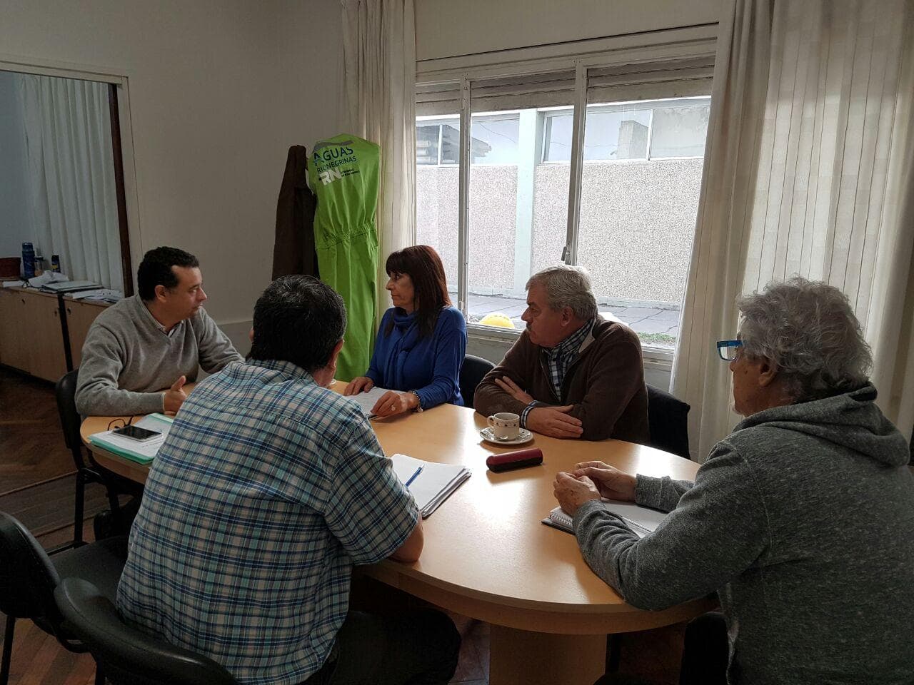 Analizan el avance de obras y prestaciones de servicios en Viedma