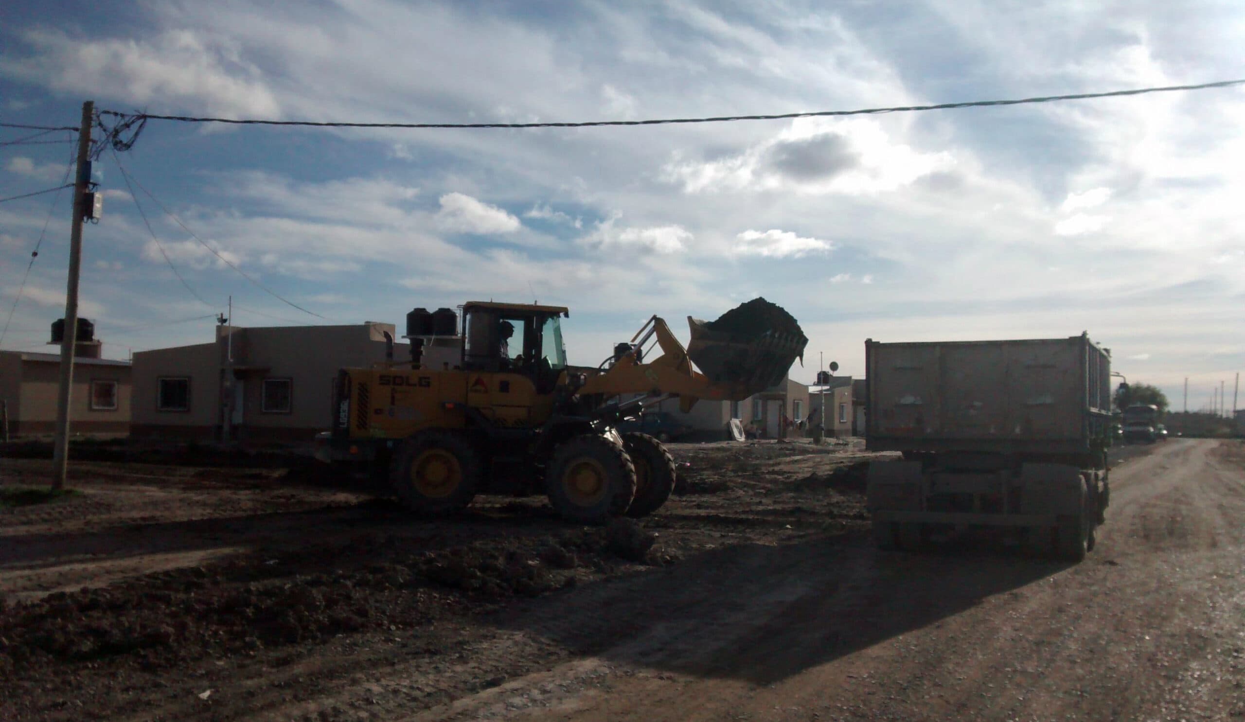 Continúan los trabajos de infraestructura en el barrio 22 de Abril