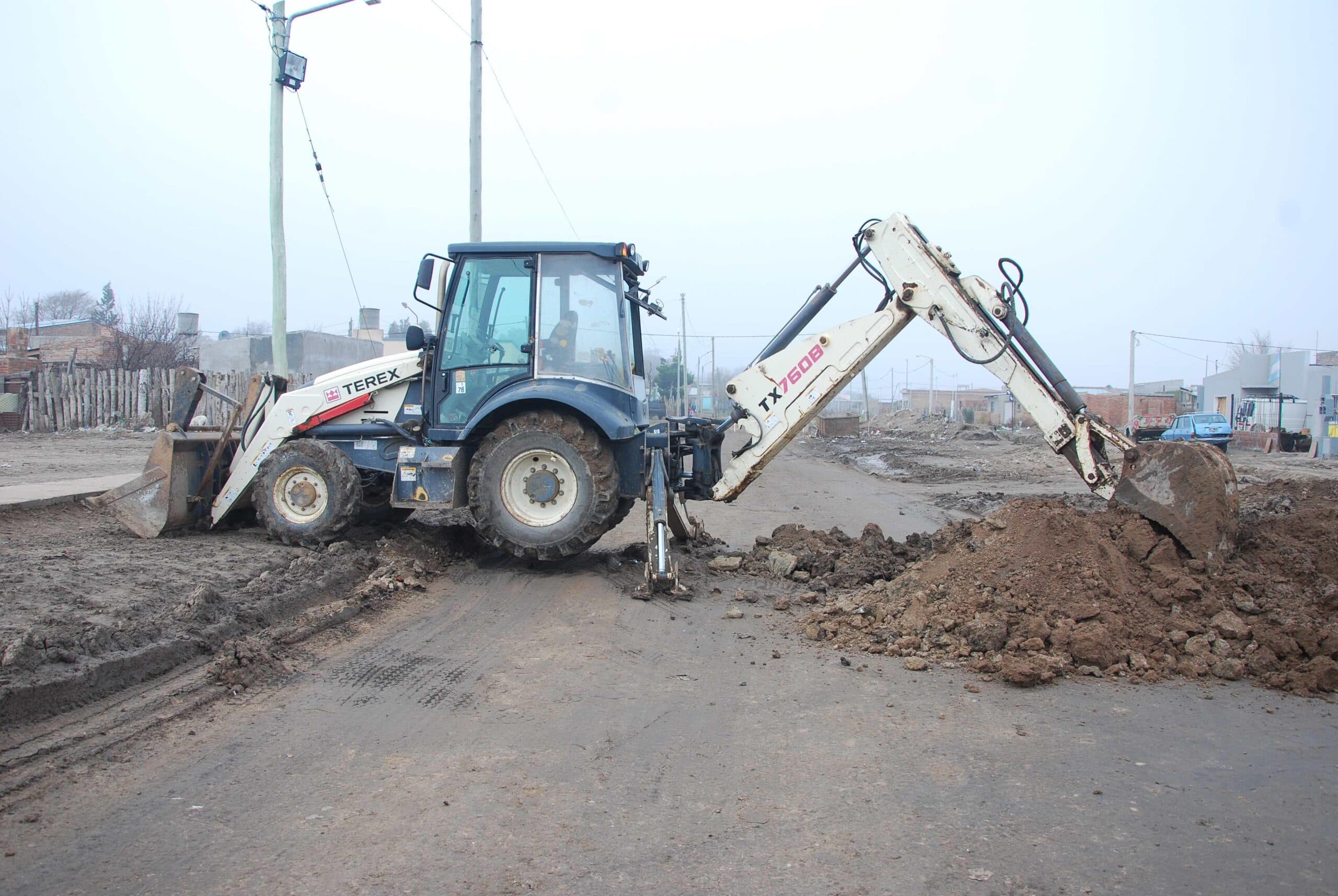 Varias obras se iniciaron en el barrio 22 de Abril para dotar de la totalidad de los servicios a los vecinos