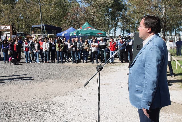Weretilneck presidió la Exposición Ganadera, Industrial y Comercial de Primavera de Conesa