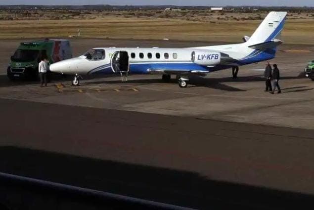 Denuncian que la venta del avión sanitario de Rio Negro tiene un precio irrisorio y que se hace en condiciones inadmisibles