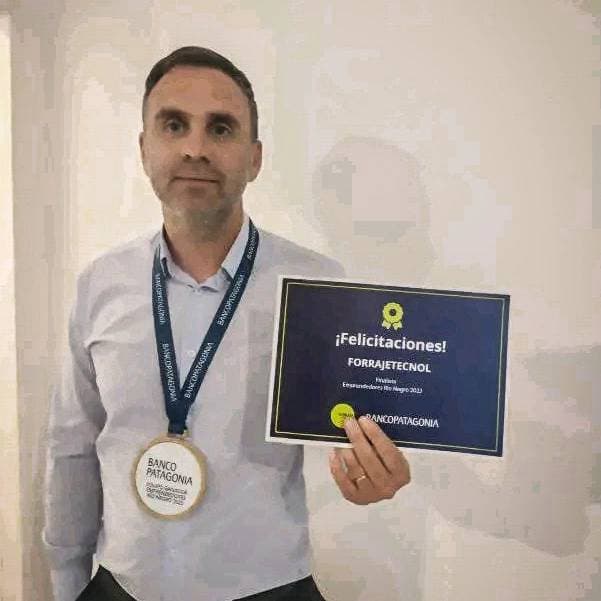 La Cámara de Comercio de Viedma destacó el premio del Banco Patagonia para Forrajetecnol