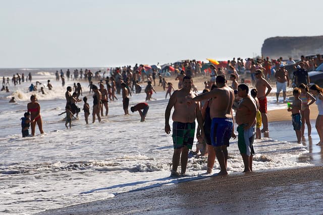 La mayoría de los visitantes en El Cóndor son de Bahía Blanca, Chubut y Buenos Aires