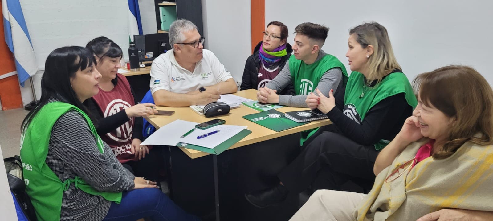 ATE se reunió con autoridades del Sistema de Emergencia de Salud rionegrina y avanzó sobre demandas planteadas