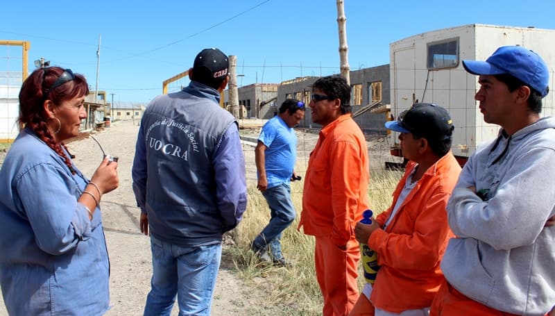 UOCRA paraliza la obra de la Alcaidía en Viedma hasta que reincorporen a empleados despedidos