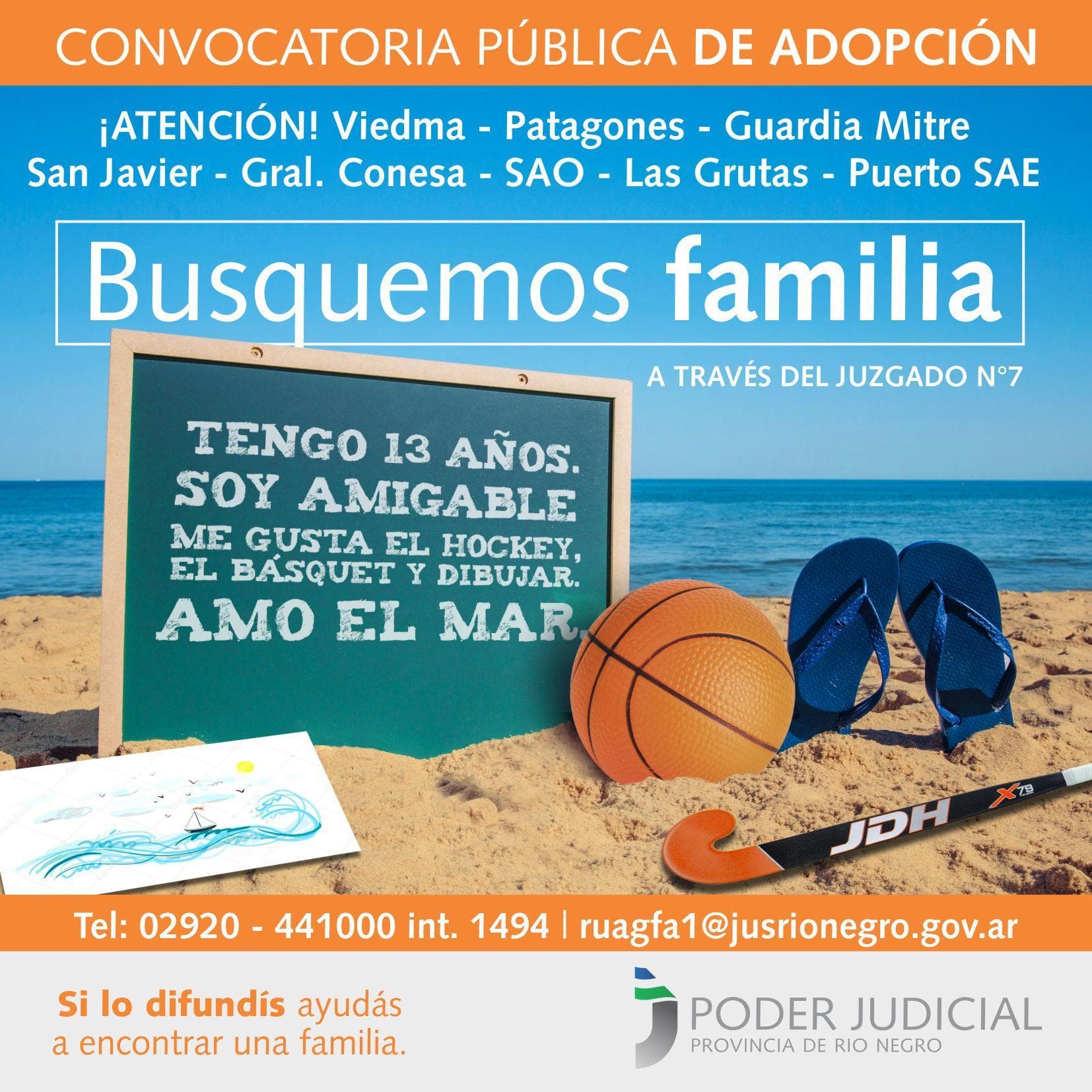 Continúa la convocatoria a personas que deseen adoptar a un adolescente de 13 años