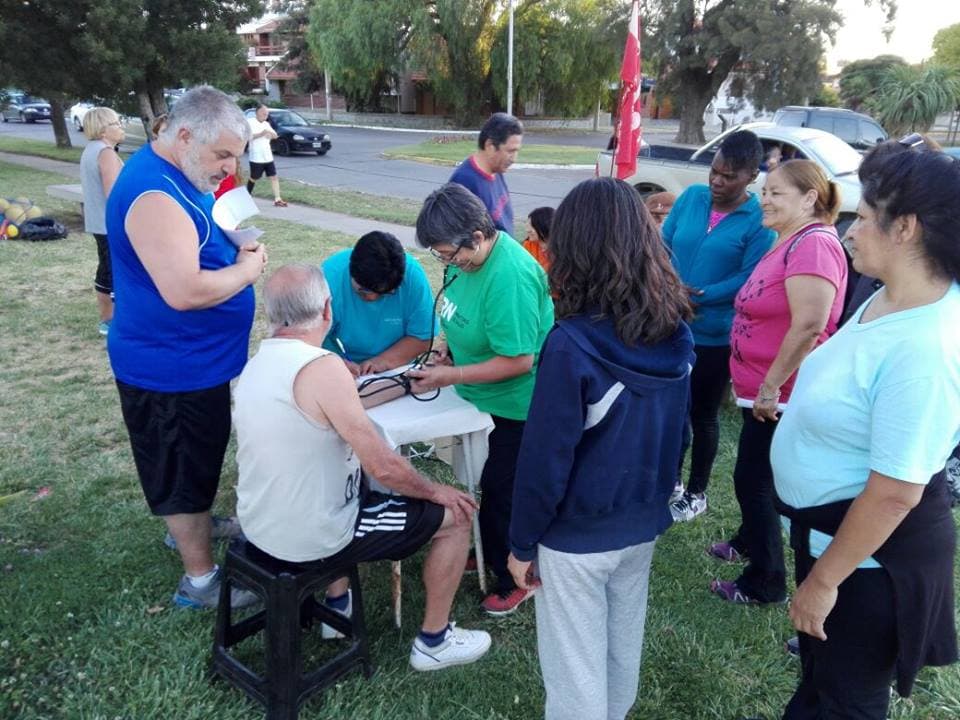 Agentes sanitarios del Hospital Zatti participan de las actividades de verano