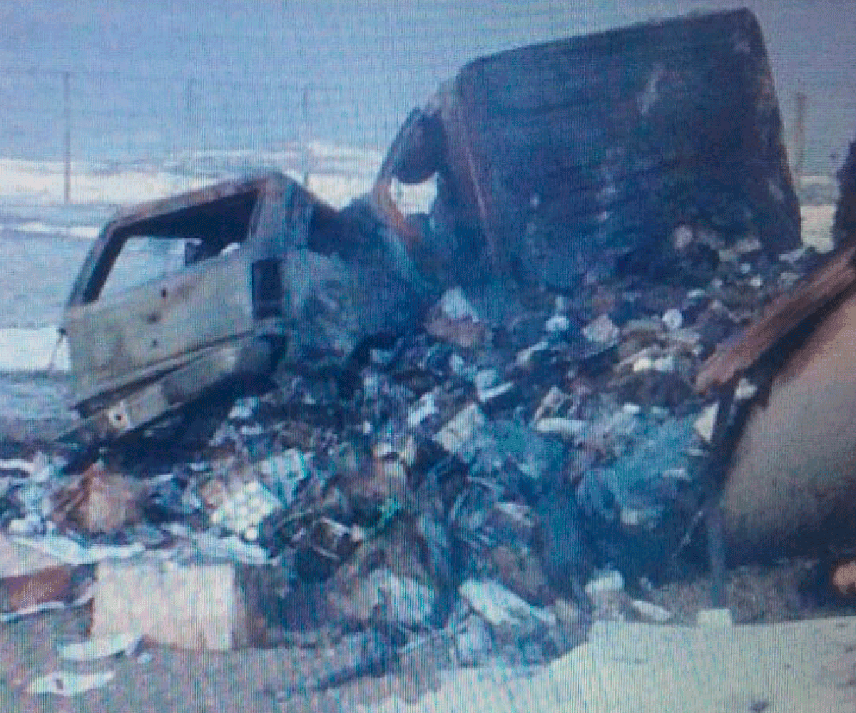 Hay cuatro víctimas fatales por un choque frontal en la Ruta 251 de Conesa