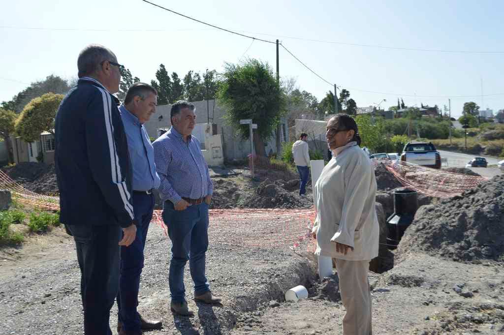 Recorrida por obras en Patagones del Intendente interino