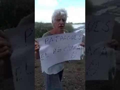 Protesta de vecinos en Patagones por las cloacas que van derecho al río
