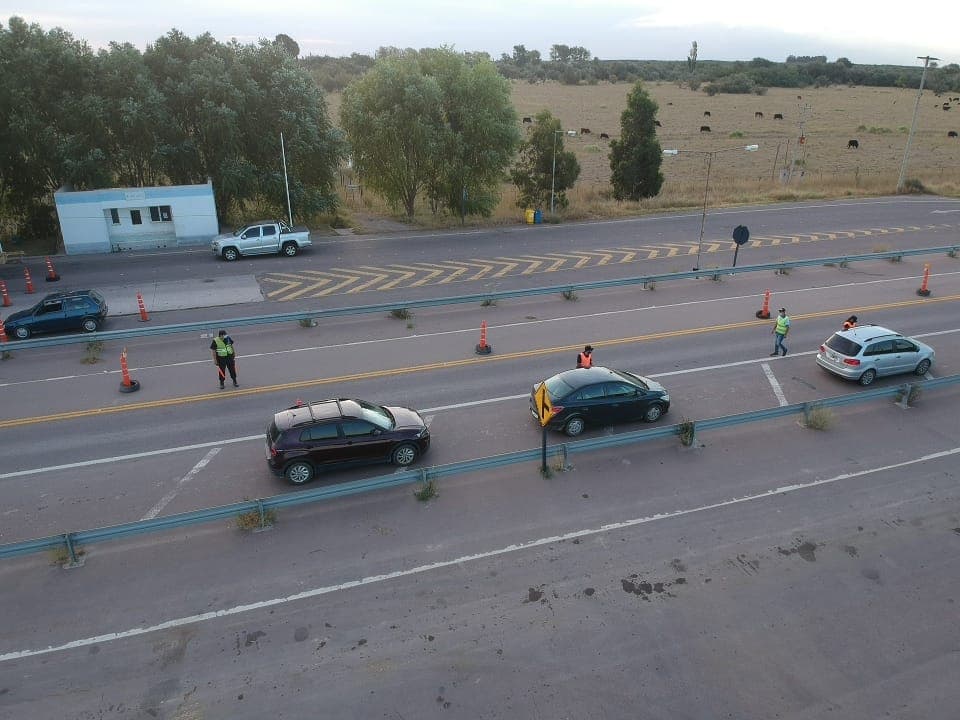 Intensifican los controles en el acceso al Distrito de Patagones por Juan A. Pradere