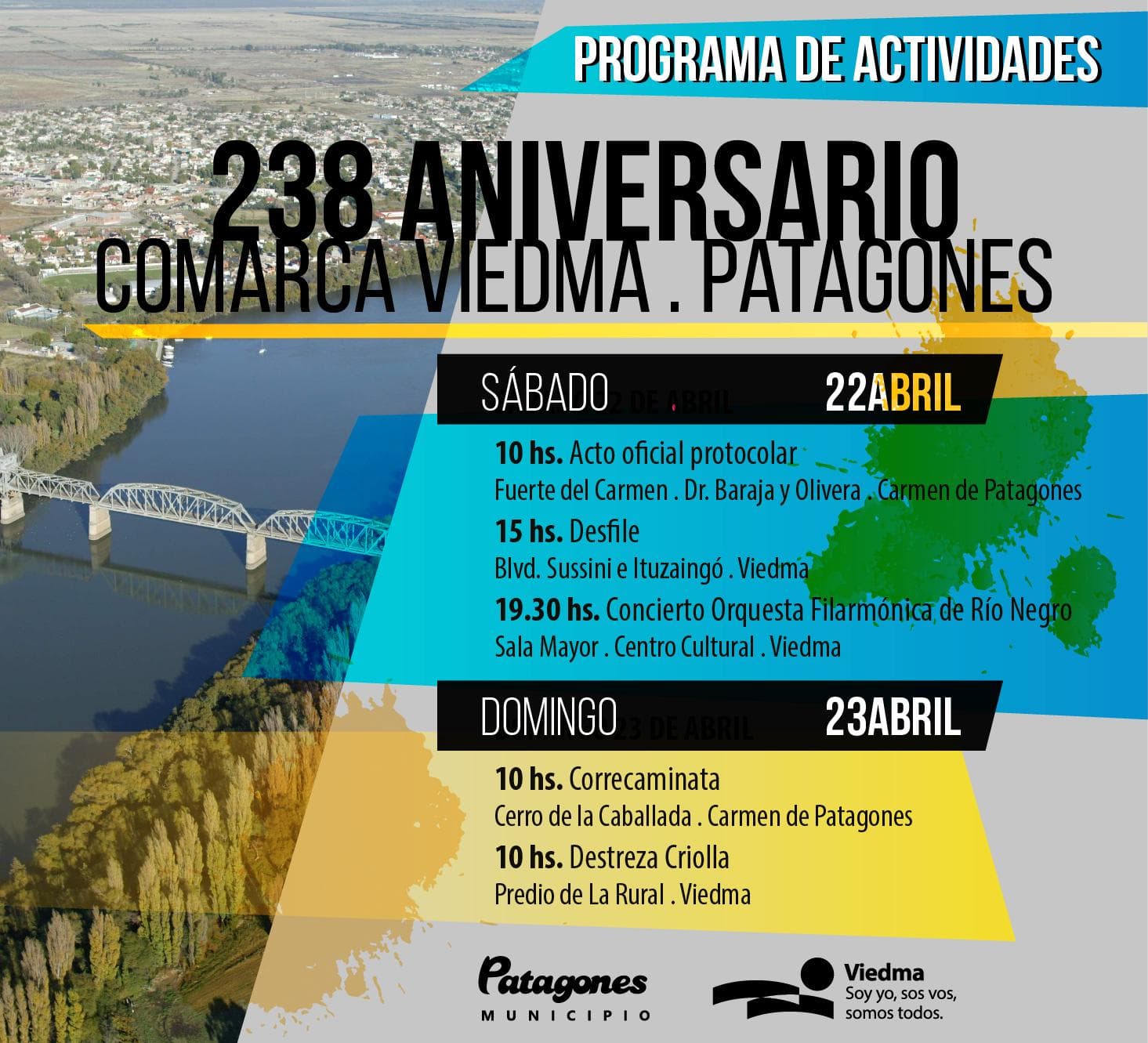 La Comarca comienza a palpitar su 238 Aniversario