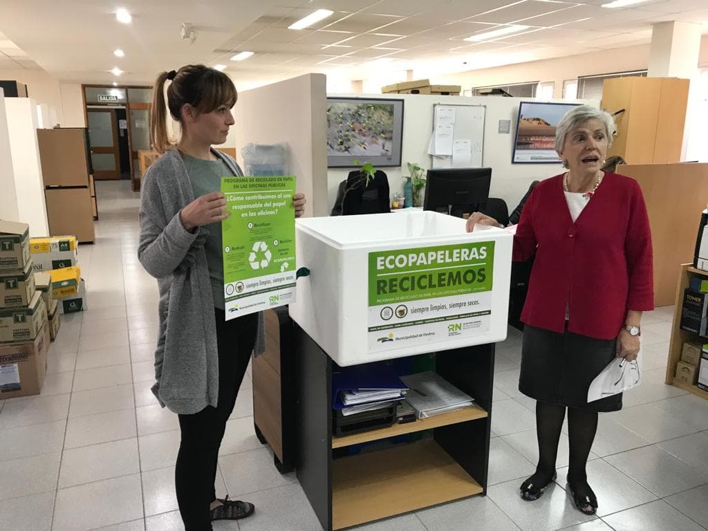 La nueva apuesta de la Provincia para reciclar papel en las oficinas públicas