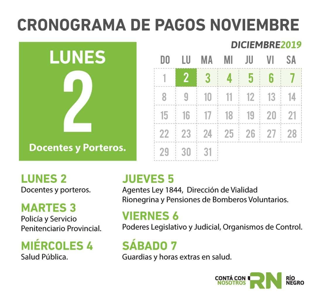 El 2 de diciembre comienza el pago a estatales
