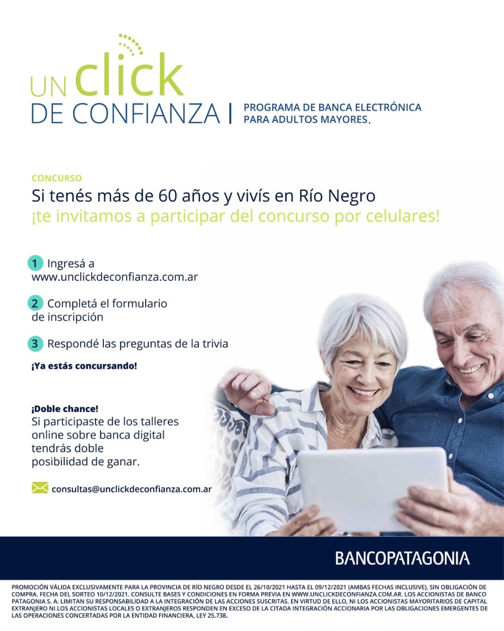El Banco Patagonia promueven la educación financiera en adultos mayores y premia su aprendizaje