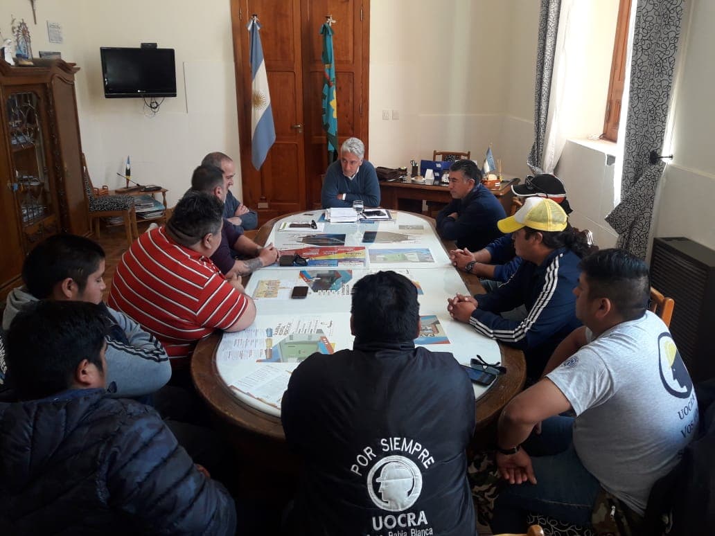 Zara recibió al interventor de UOCRA Bahía Blanca