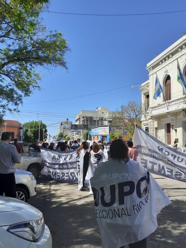 UPCN protestó en las calles de Viedma
