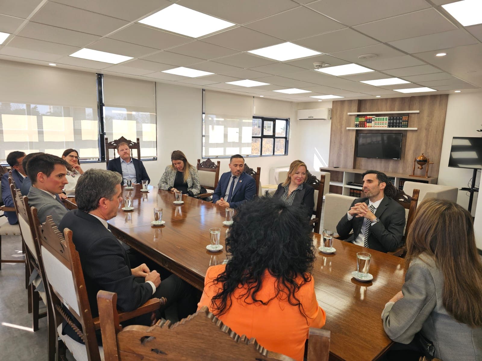 El STJ se reunió con la nueva conducción del Colegio de Abogados de Viedma