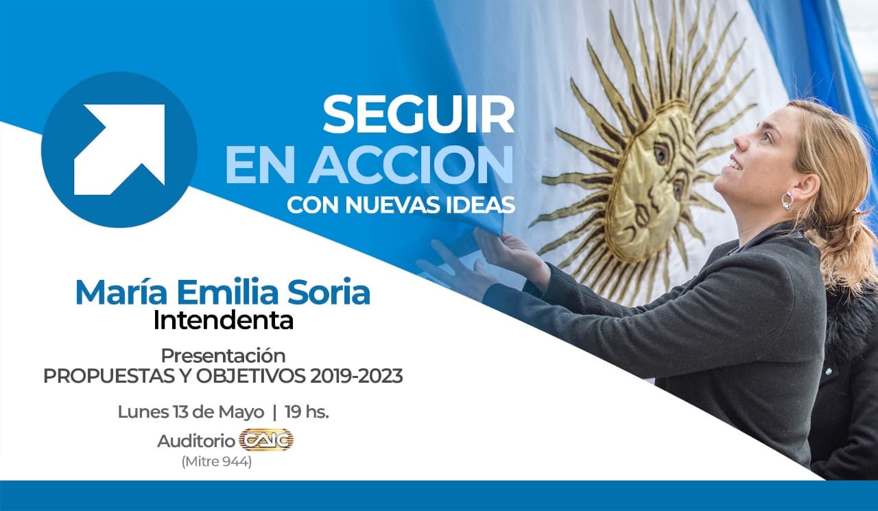 Maria Emilia Soria presenta su propuesta de gobierno para Roca