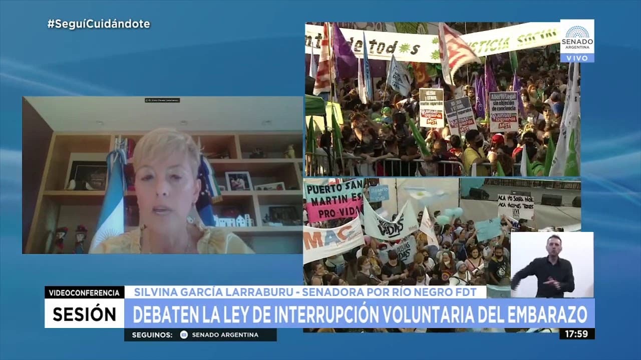Votación de Larraburu “Mi voto es un voto deconstruido, es un voto afirmativo”
