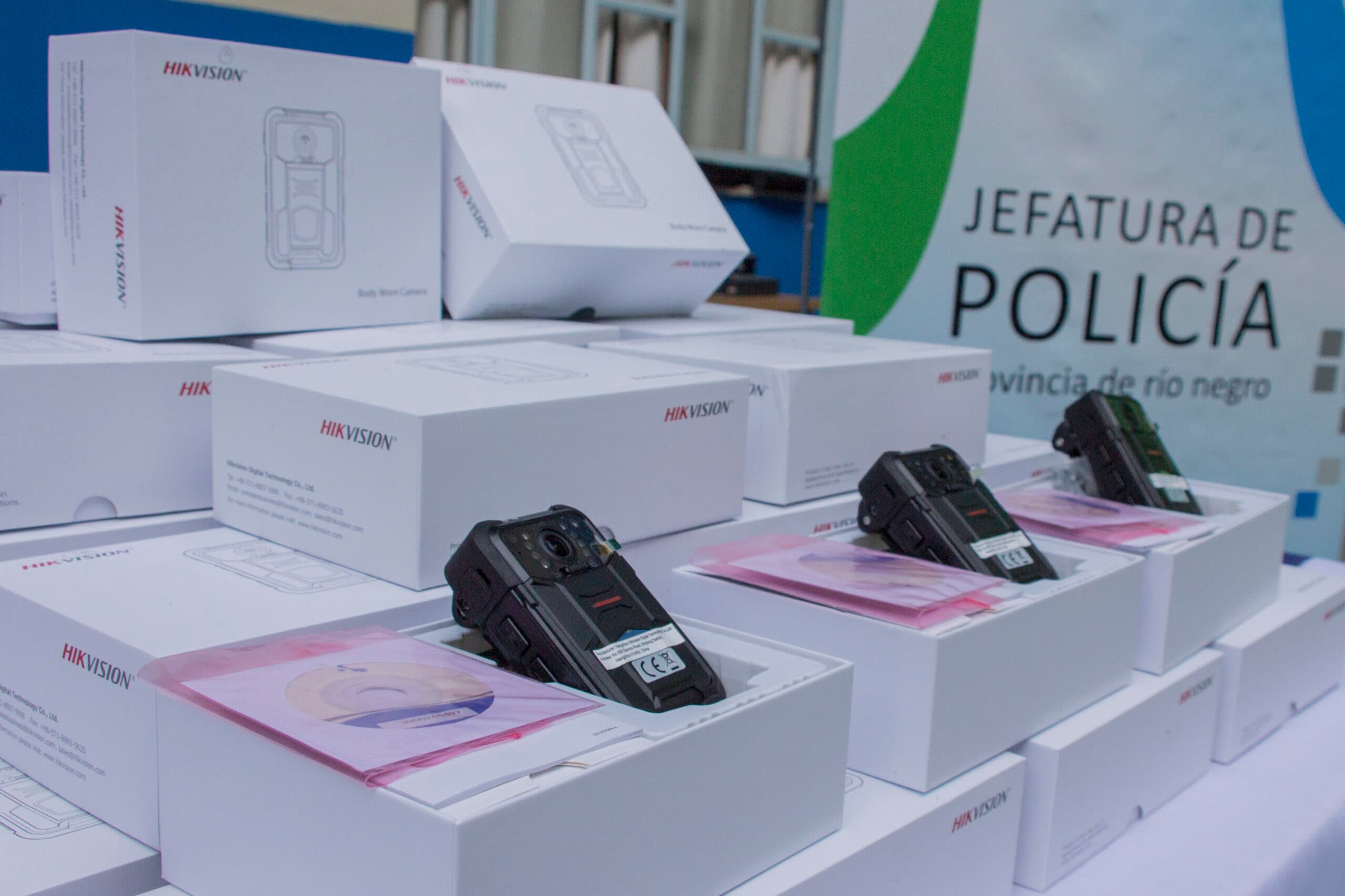 Nuevas cámaras «Body Cam» para el equipamiento de la Policía rionegrina
