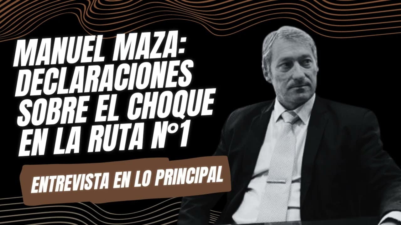 Para Maza las pericias forenses del accidente de la ruta Nº1 donde murió Alán serán fundamentales