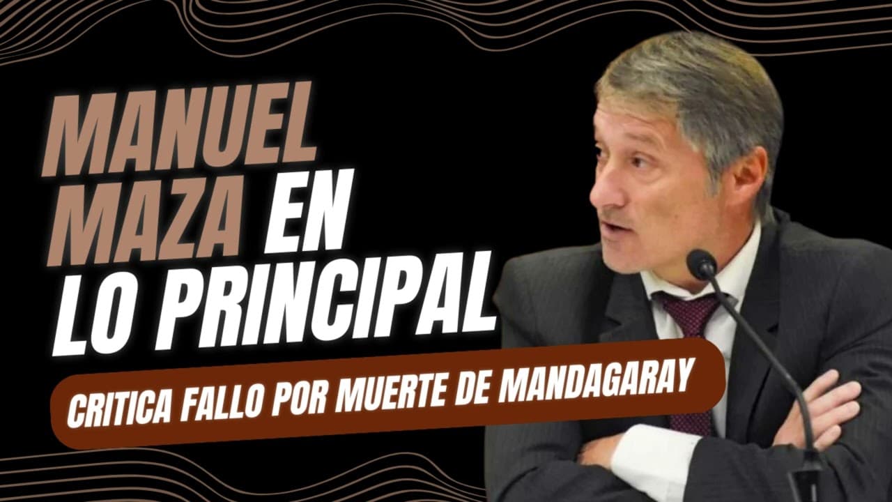 Maza abogado de uno de los condenados por la muerte del oficial Mandagaray fue crítico con el Tribunal de Impugnación