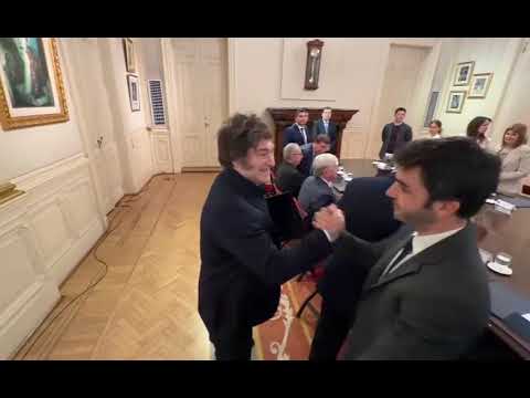 Weretilneck participó de la reunión de gobernadores convocada por el presidente Milei