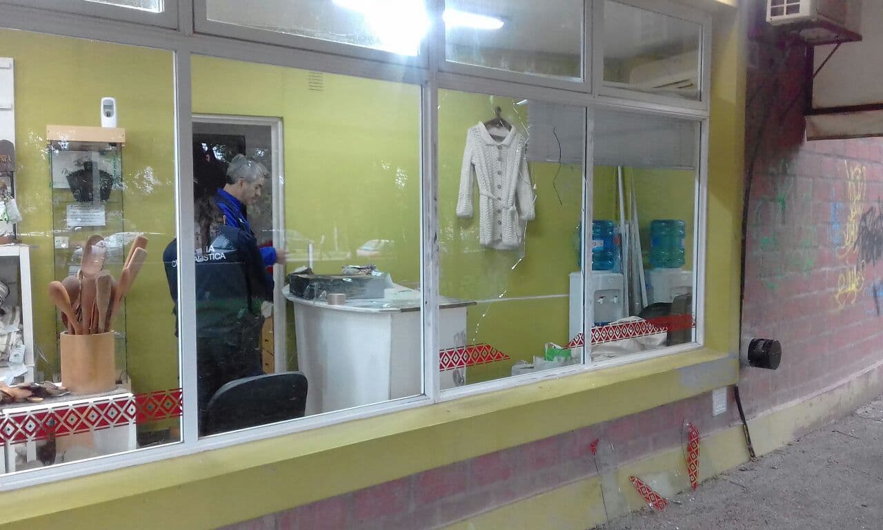 Durante los festejos de Boca robaron una CPU del Mercado Artesanal